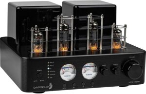 Dayton Audio HTA100BT Hybrid Stereo Tube Amplifier 
