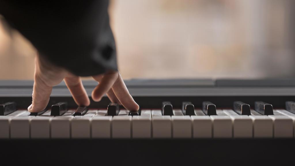 tuning a piano