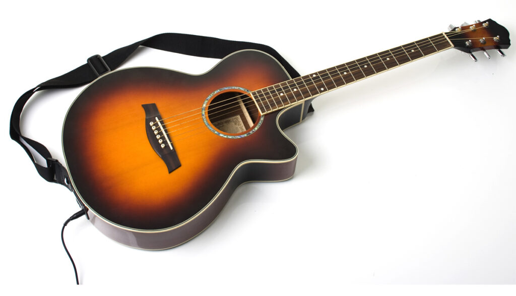 electric acoustic guitar